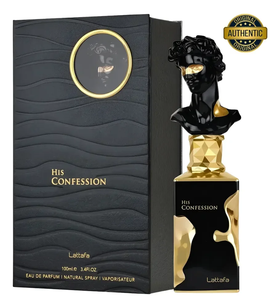 Perfume Árabe His Confession Lattafa Edp 100ml Masculino