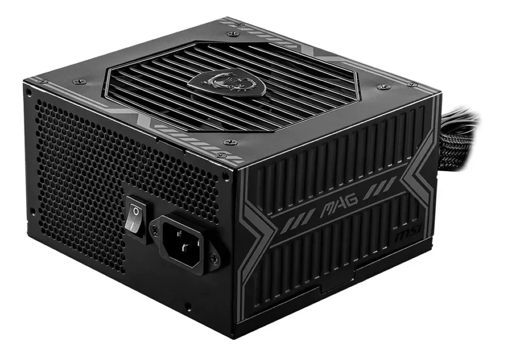 Fonte Msi Mag A650bn, 650w, Pfc Ativo, 80 Plus Bronze, Atx Preto