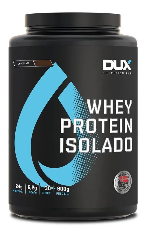 Whey Protein Isolado Dux Nutrition - Pote 900g Sabor Coco