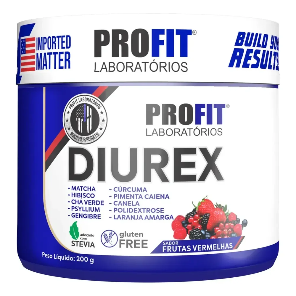 Profit Laboratórios Pro Fit Chá Diurético Diurex Chá Pó Frutas Vermelhas