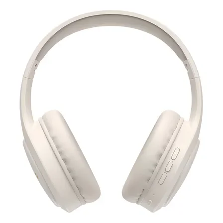 Fone De Ouvido Headphone Dapon H02d Bluetooth 5.1 Over-ear 22 Horas De Bateria Bege