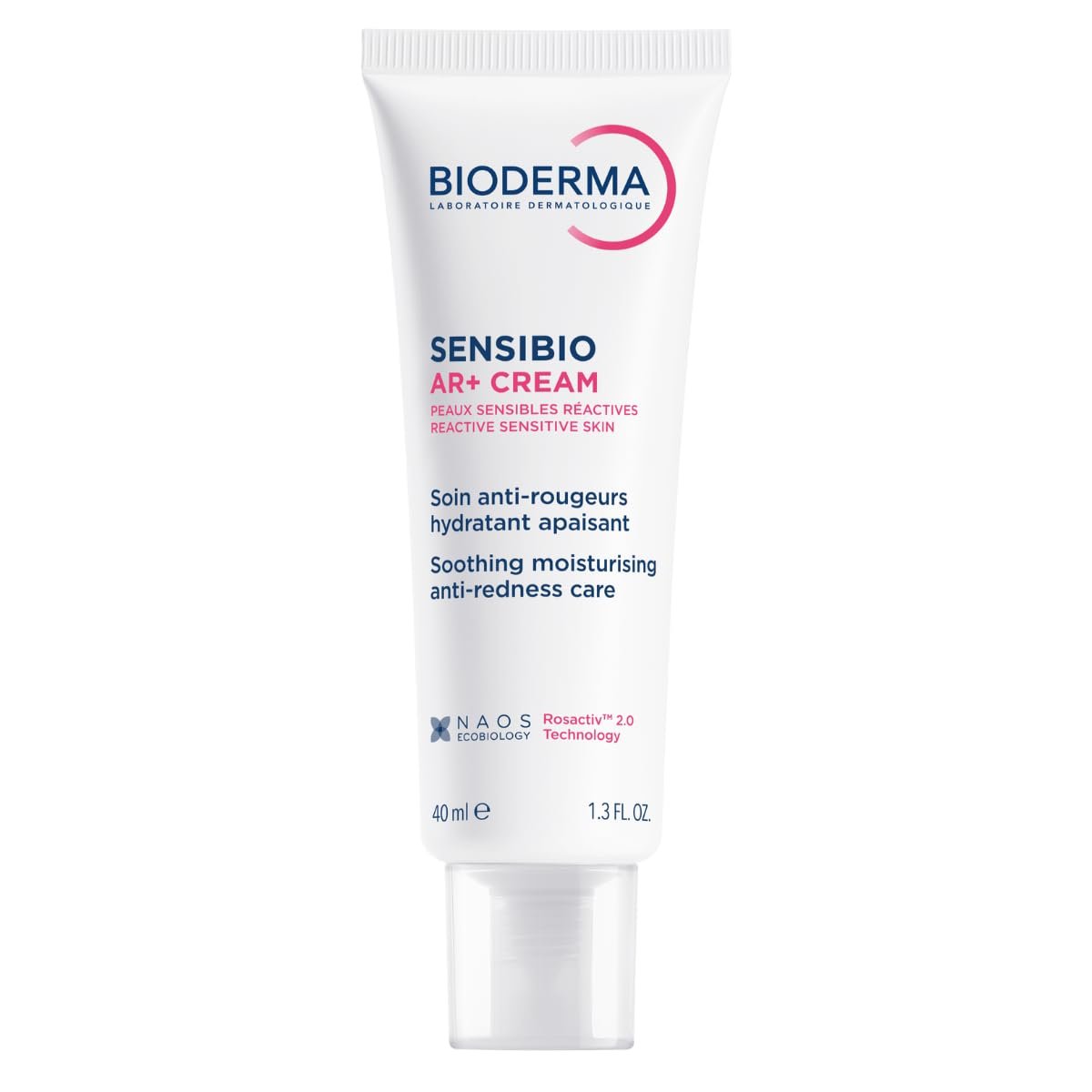 BIODERMA Creme Facial Antivermelhidão Ultracalmante Sensibio AR+ Cream 40ml para Pele Sensível Reativa Hidratante