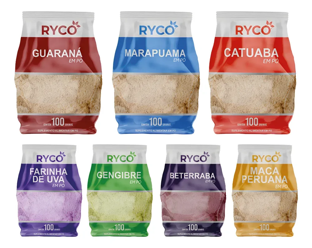 Kit Maca Peruana, Beterraba, Uva, Guaraná E Outros (7x100g) Neutro