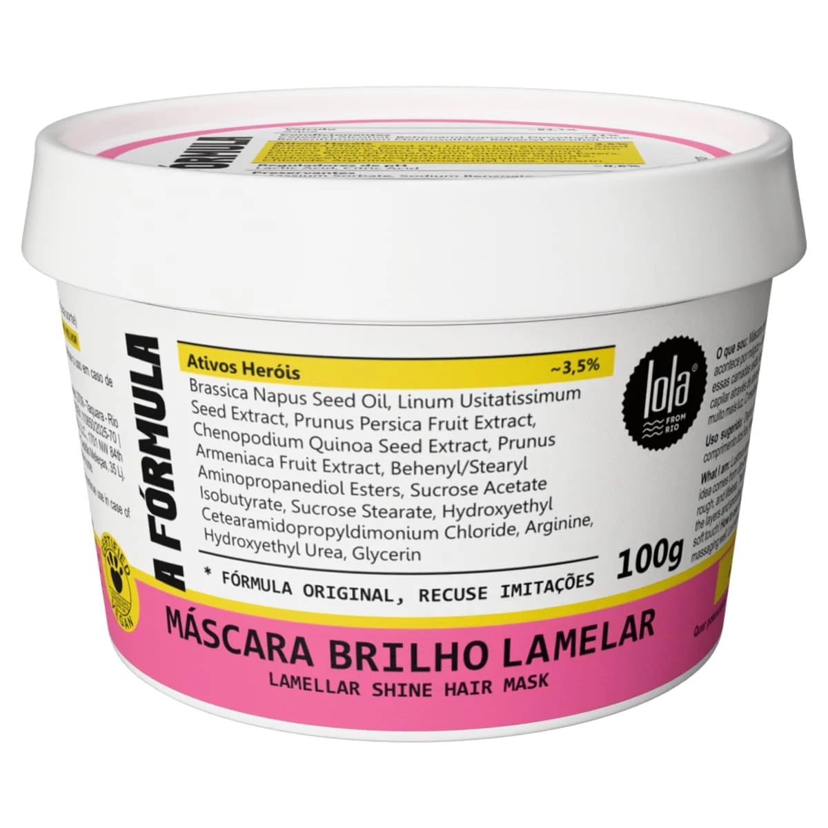 Máscara Capilar A Fórmula 100gr - Lola Cosmetics