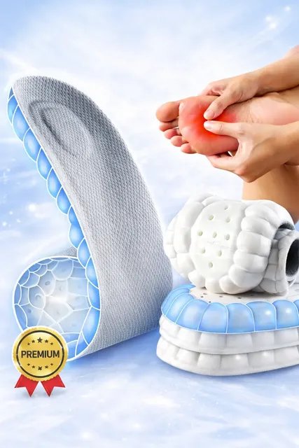 Palmilha Ortopédica Gel 4d Nuvem Altíssimo Conforto
