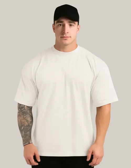 Camiseta Oversized Masculina Treino Academia Estilo Casual