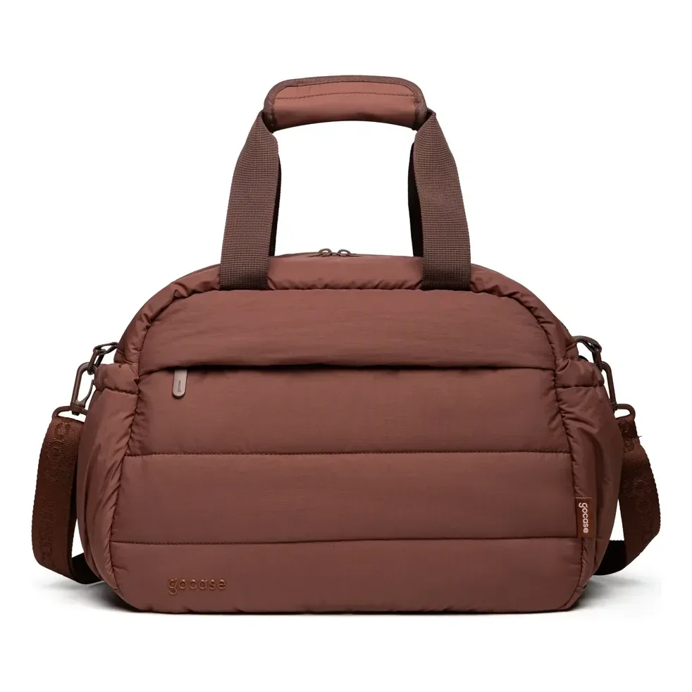 Bolsa Fitness Puffer  Gocase Marrom