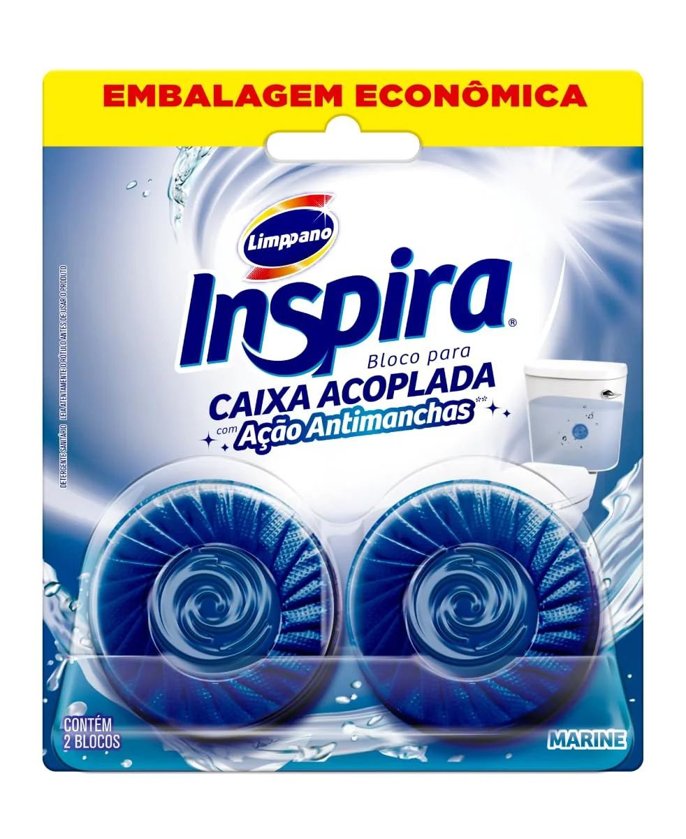 Limppano Bloco para Caixa Acoplada Marine com 2 unidades
