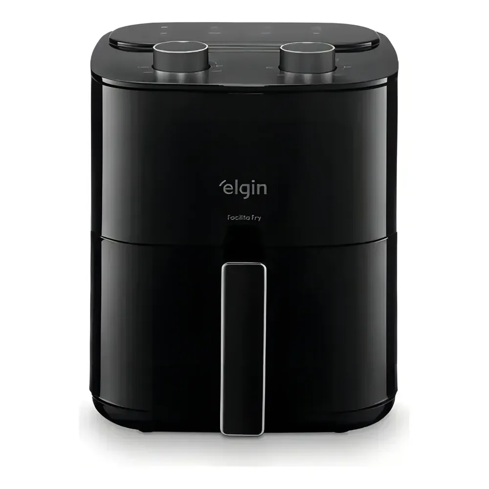 Fritadeira Air Fryer Facilita Fry 3,5litros Preta Elgin Preto 220v