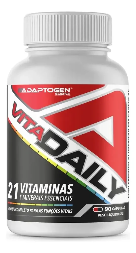 Multivitamínico Adaptogen Vita Daily 90 Cápsulas Veganas Completas