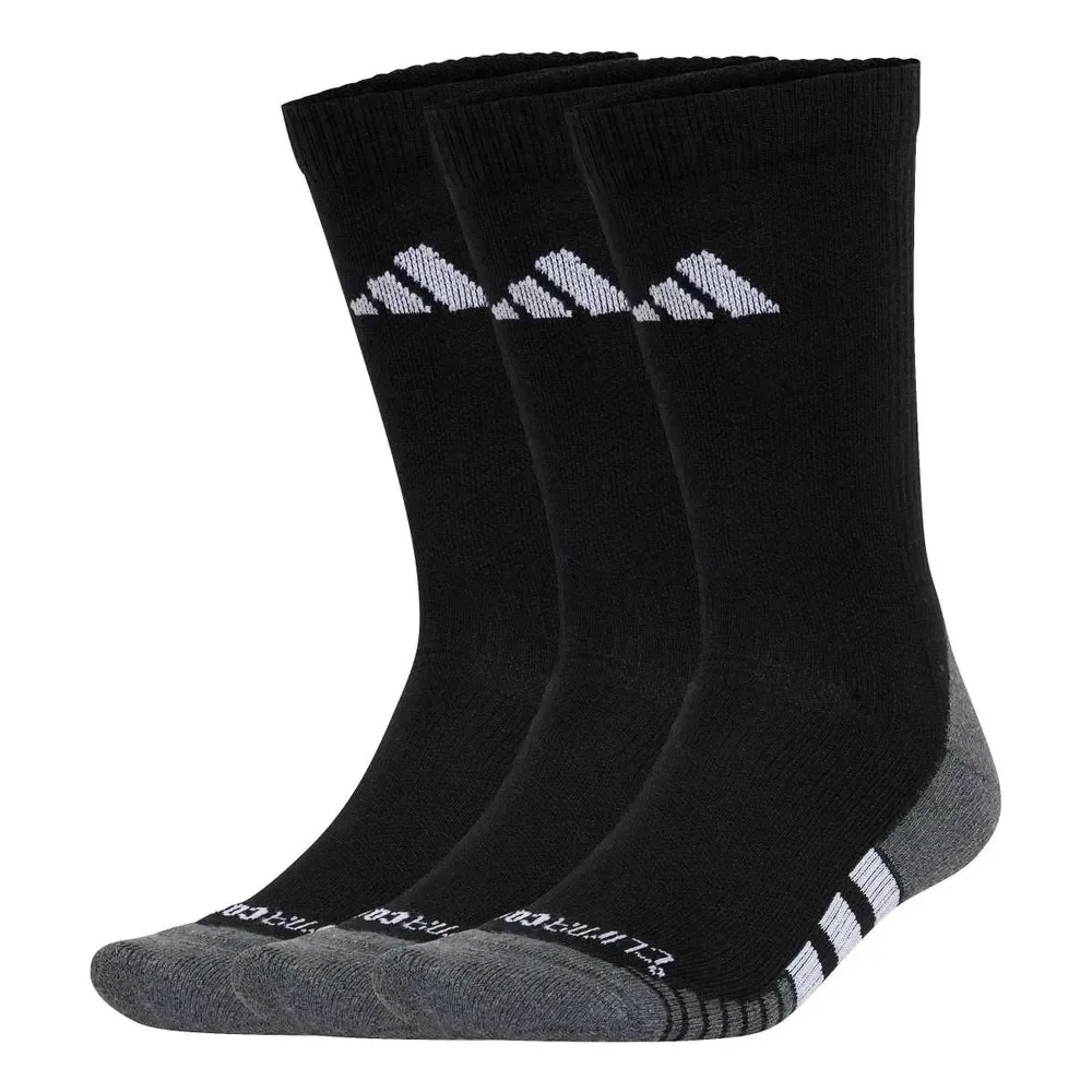 Kit 3 Pares De Meias Performance Climacool adidas Preto Liso G