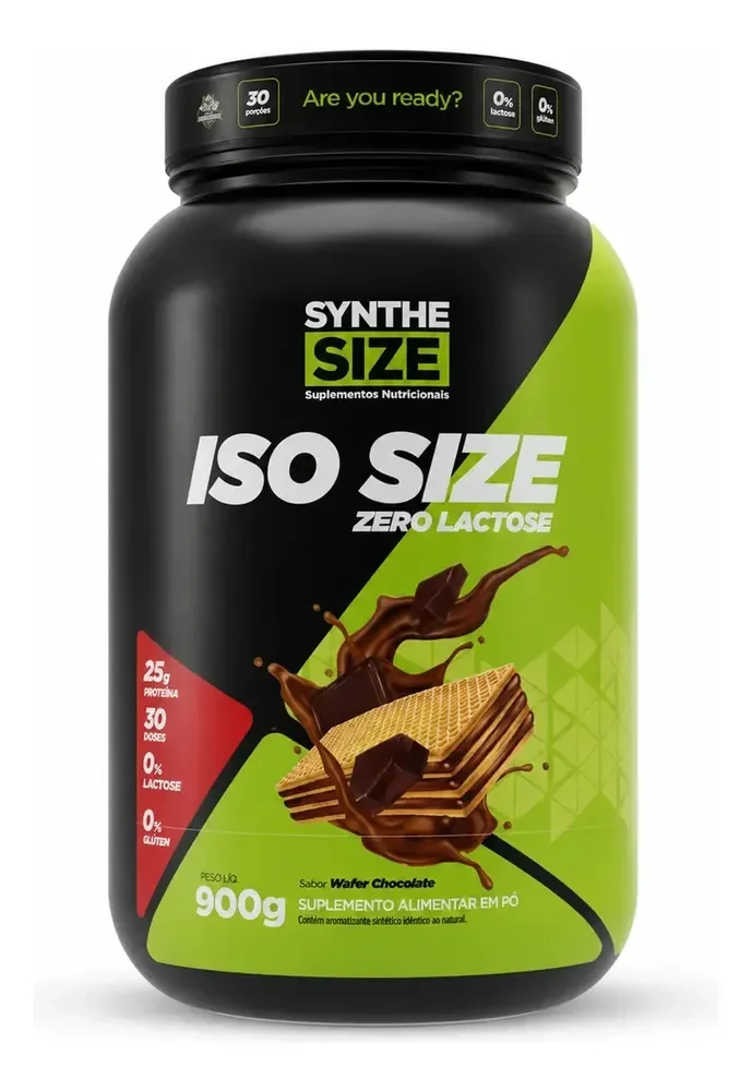 Whey Iso Size Synthesize 900g Wafer Chocolate Zero Lactose
