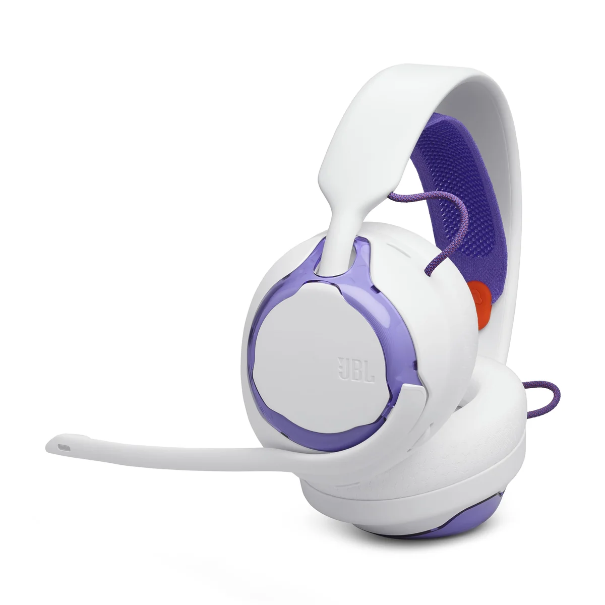 JBL, Fone de Ouvido Gamer, Headset, Quantum 250, Cancelamento de Ruído - Branco | JBL Som espacial quântico, microfone com cancelamento de ruído, cabo de 3,5 mm, compatibilidade com várias plataformas