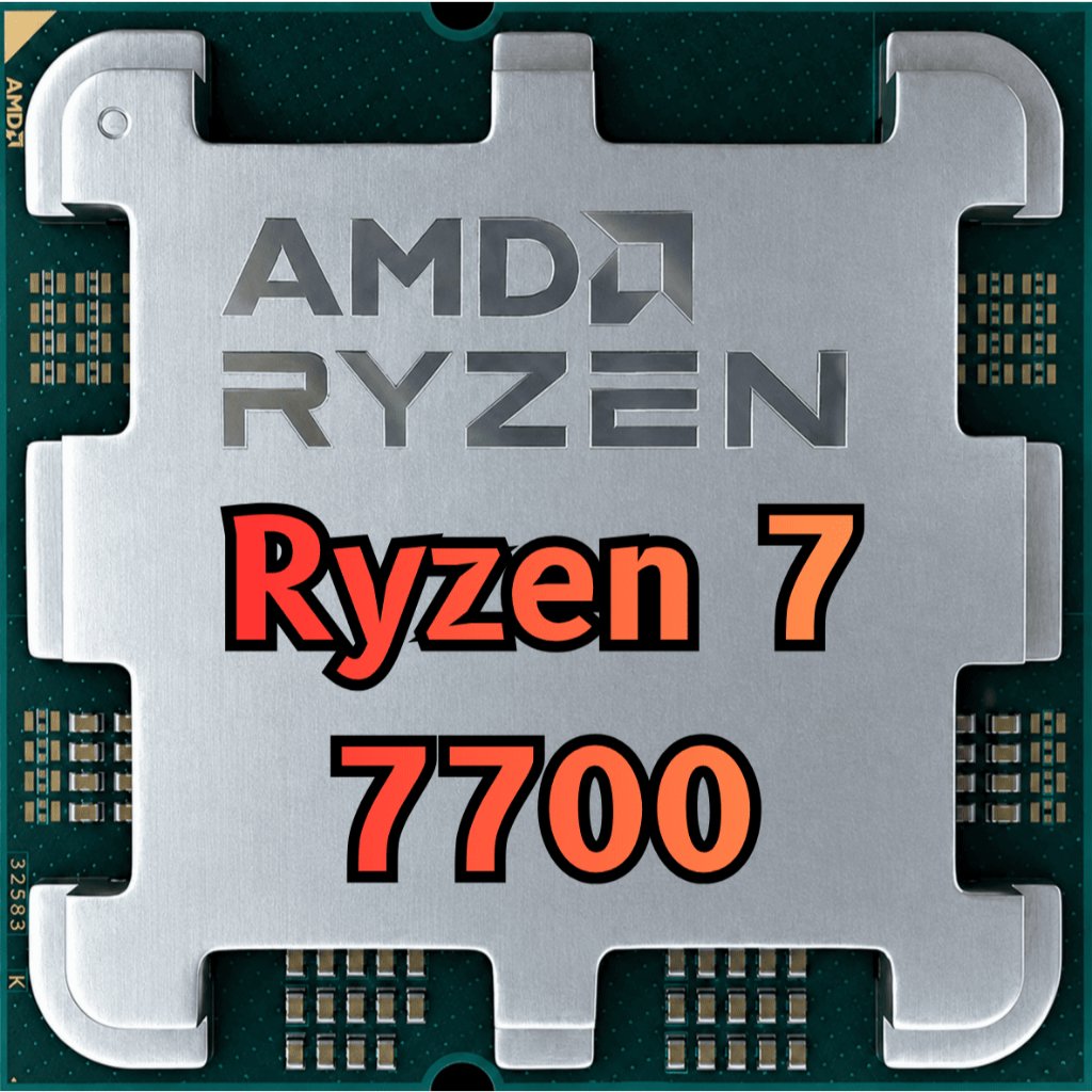 Processador AMD Ryzen 7 7700, 3.8GHz (5.3GHz Max Turbo), Cache 40MB, 8 Núcleos, 16 Threads, AM5, Com Vídeo Integrado