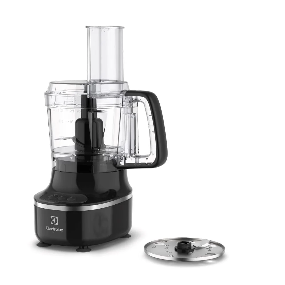 Electrolux Processador de Alimentos Efficient 3 em 1 300W 2 Velocidades + Pulsar Recipiente 710ml Preto EFP500 220V