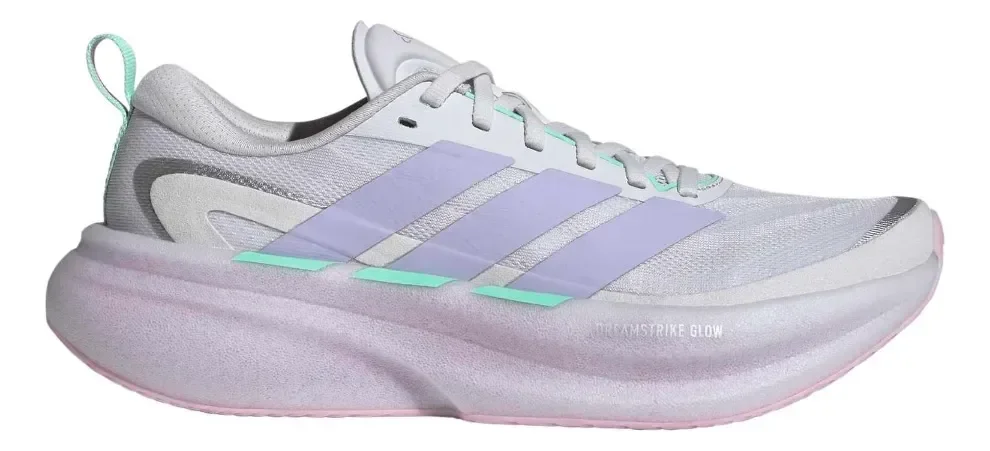 Tênis Feminino Supernova Glide adidas Cinza Liso 34 Br