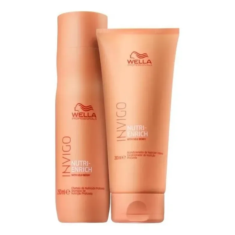 Kit Nutri-enrich Shampoo De 250ml E Condic. De 200ml Wella