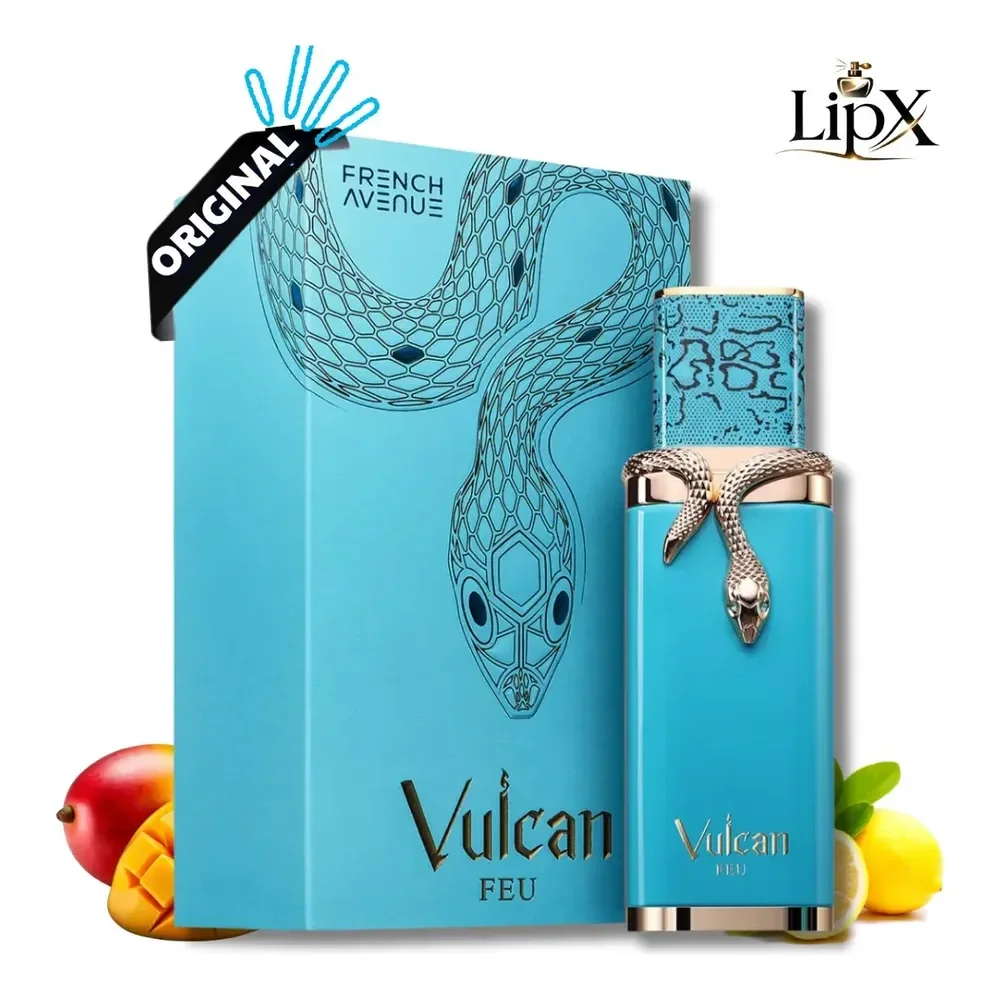 Perfume Árabe Eau De Parfum French Avenue Vulcan Feu 100ml Cítrico Frutado