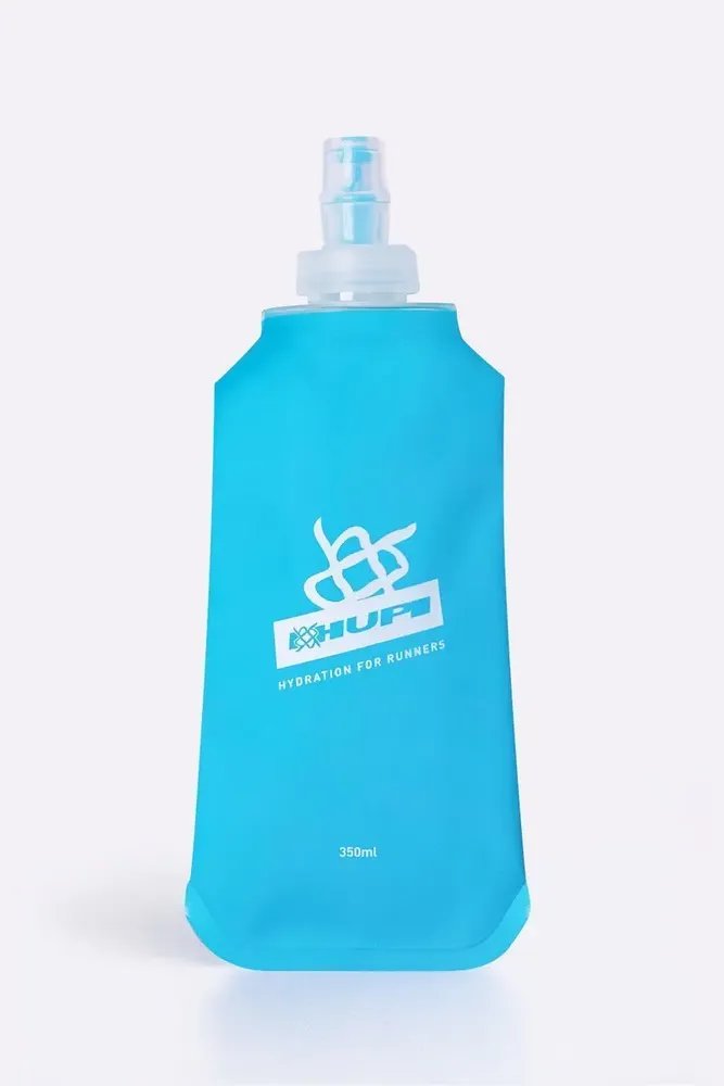 Garrafa Dobrável Soft Flask Hupi 350ml - Boca Pequena Azul-claro