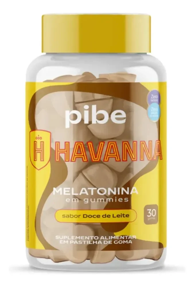 Melatonina Gummies Havanna Pibe Doce De Leite 30 Gomas Doce De Leite