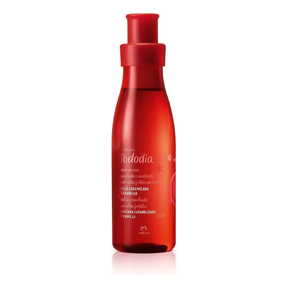Body Splash Natura Tododia Maçã Caramelada E Baunilha 200 Ml