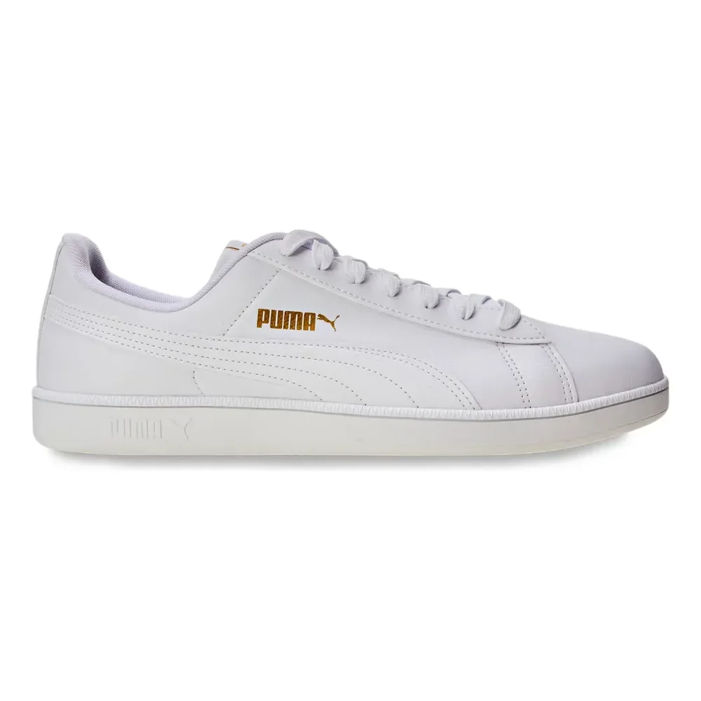 Tênis Casual Masculino E Feminino Up Puma Branco/dourado Geométrico 39 Br
