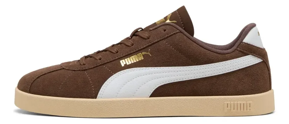 Tênis Masculino Club Ii Era Puma Flat Bronze-puma White-puma Gold Lisa 42 Br