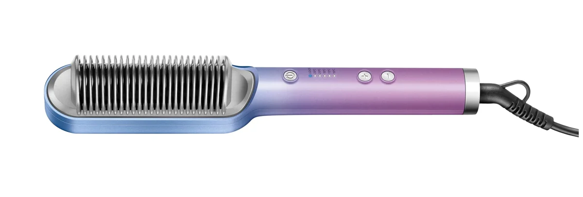 MONDIAL Escova Alisadora By Juliette, Azul/Rosa, Bivolt - EA-JU-03