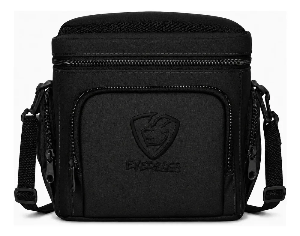 Bolsa Térmica Fitness Master Marmita Preto Preto Lancheira Preto