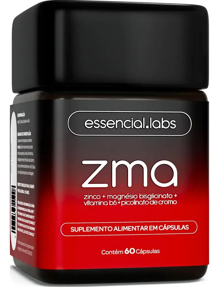 ZMA ULTRA 1000mg - Fórmula Exclusiva Precursor Testo - 60 Cápsulas