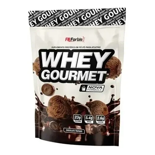 Whey Protein Fn Forbis Gourmet 900g 25g Proteínas Sabor Chocolate Trufado