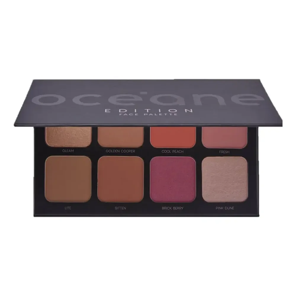 Océane Edition Face Palette - Paleta Iluminador Contorno Bronzer E Blush Multiuso