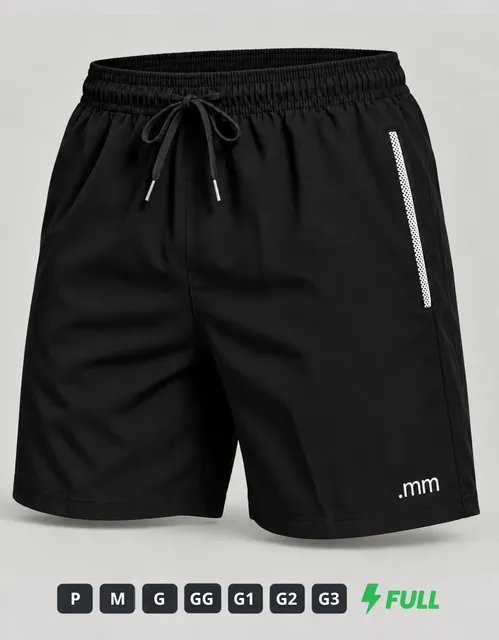 Bermuda Masculina Tactel Short Academia Treino Plus Size G3