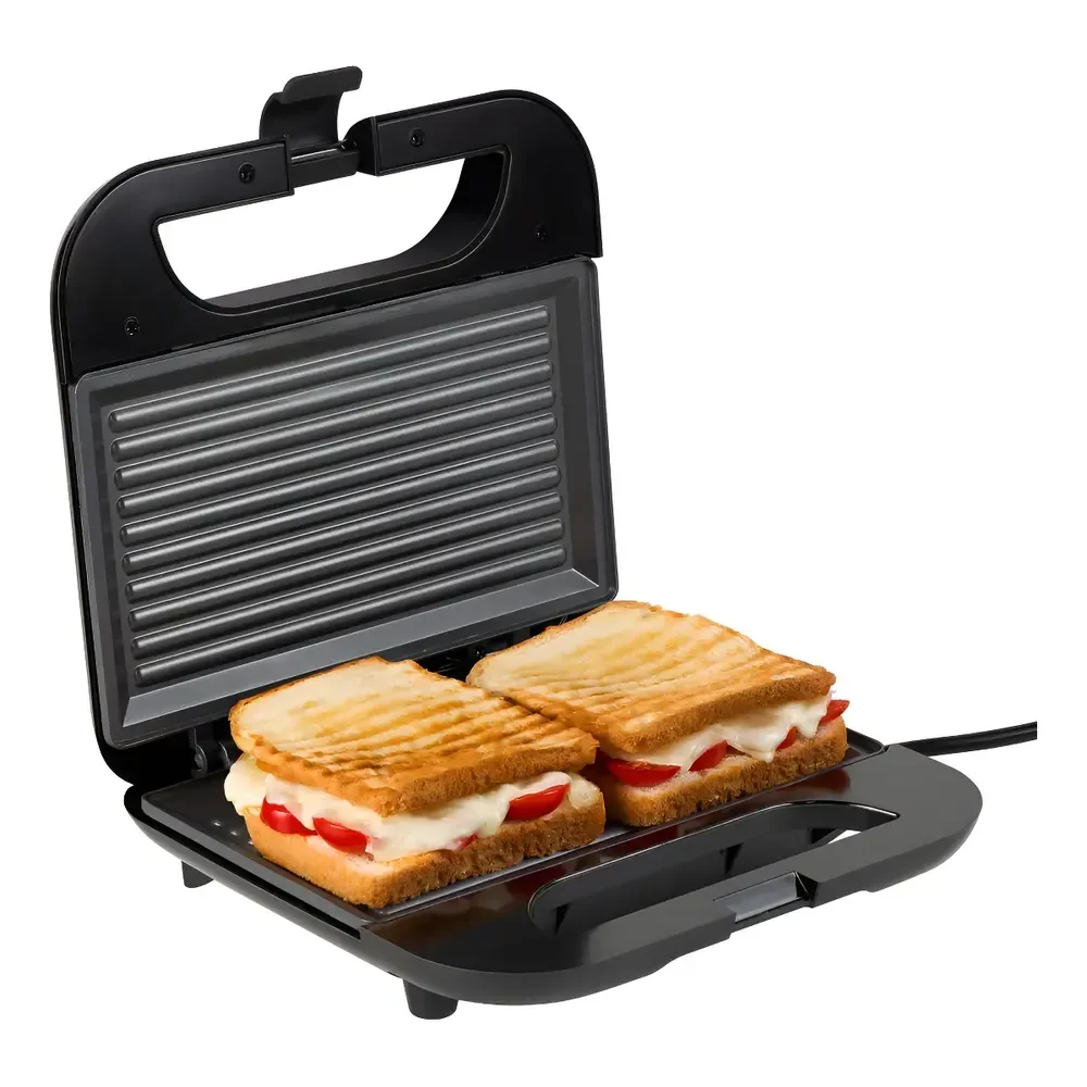 Sanduicheira Grill Elétrico Antiaderente Goo&go 750w Preto 127v