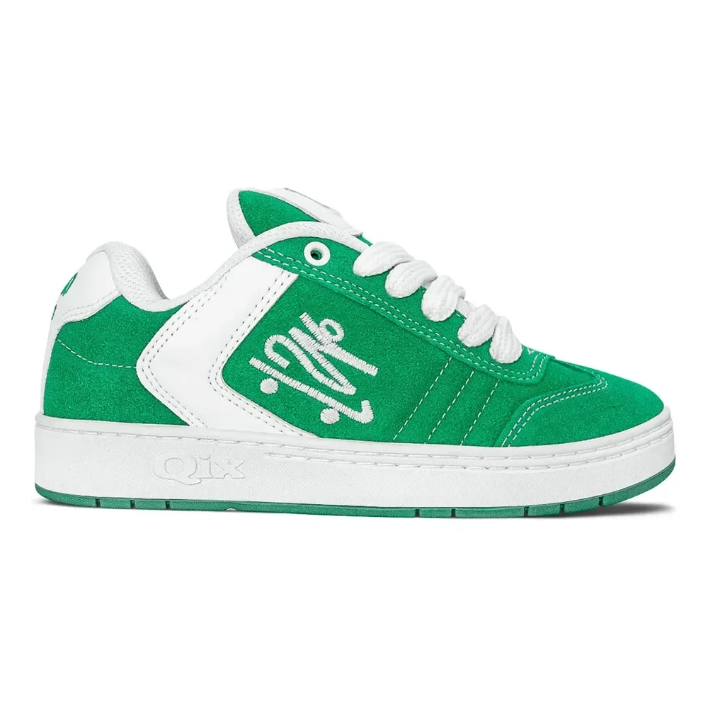 Tênis Qix Unissex Camurça Chorão Lado B | Várias Cores Verde/branco 42 Br