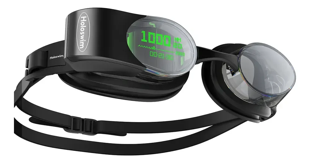 Oculos De Natação Inteligente Holoswim 2 Pro cor preto