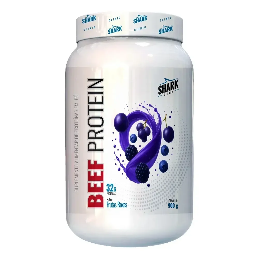 Whey Beef Protein 900g Frutas Roxas | Shark Pro