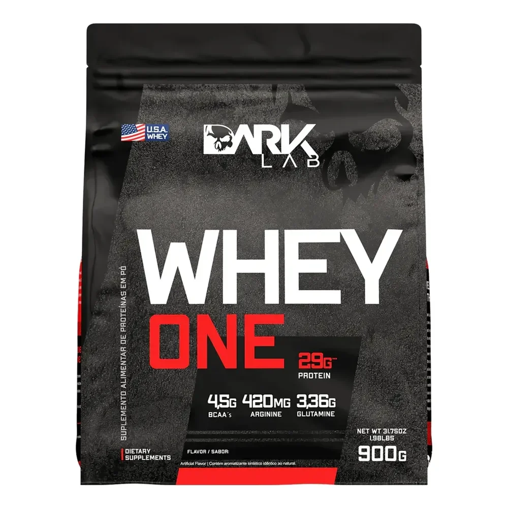 Whey One Protein Proteína Sachê Refil 900g - Dark Lab Sabor Baunilha