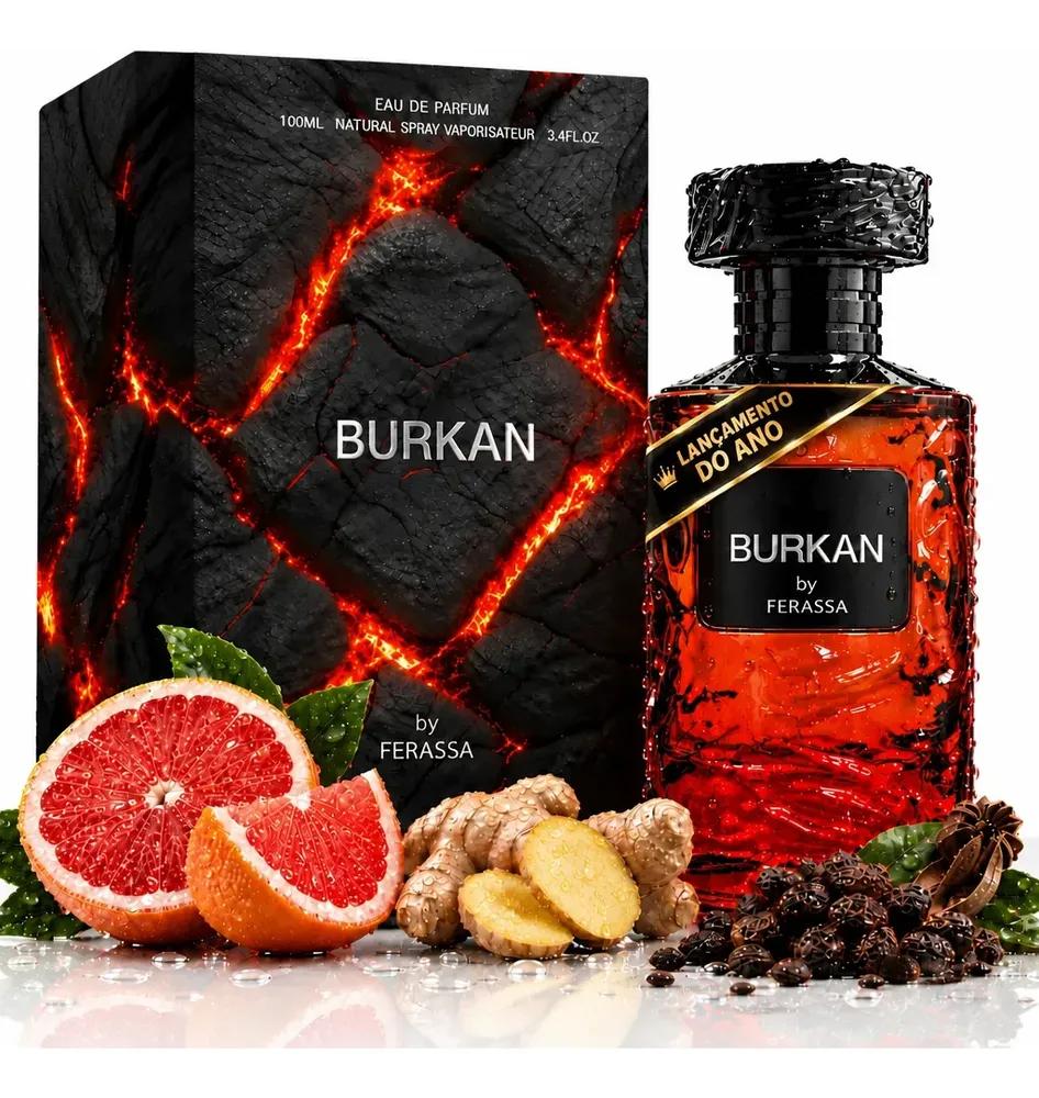 Perfume Arabe Ferassa Burkan 100 Ml  Edp Original