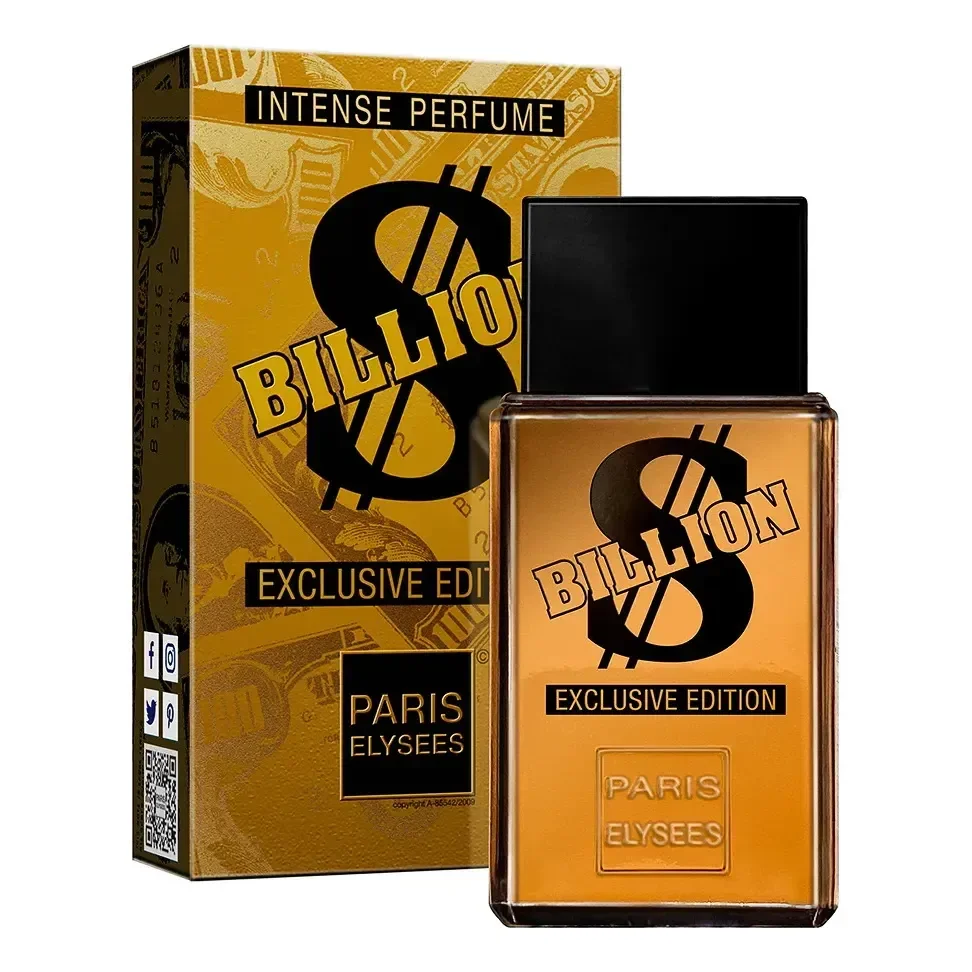 Perfume Billion Exclusive Paris Elysees Masculino Intense 100ml