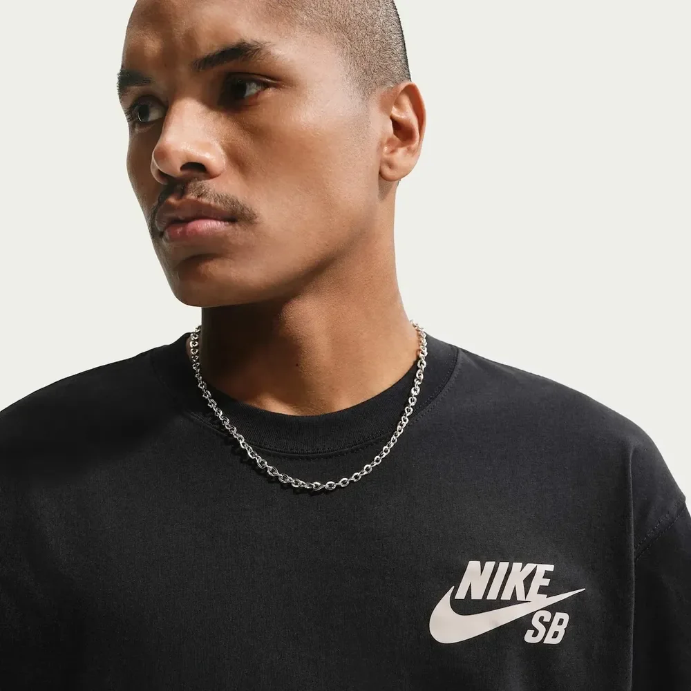 Camiseta Nike Sb Masculina Preto/branco M
