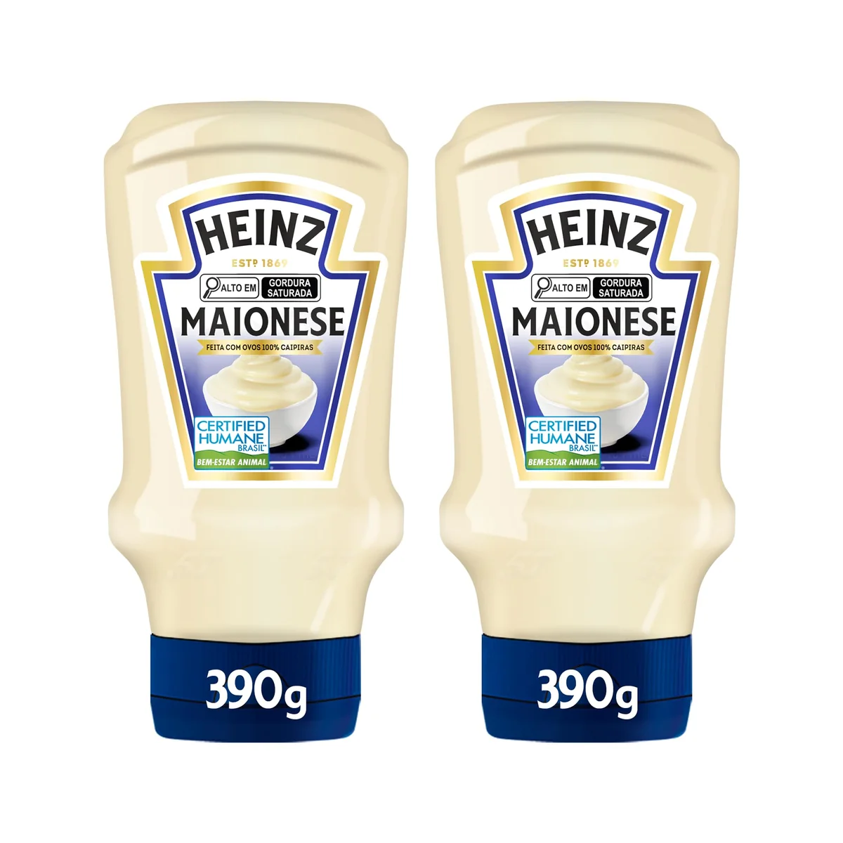 Heinz Pack Maionese Tradicional, 390G - 2 unidades
