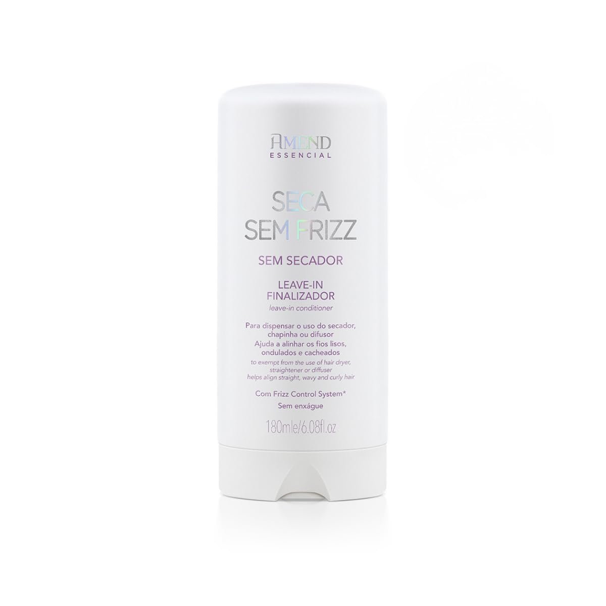 Seca Sem Frizz Leave-In Finalizador 180ml | Amend Essencial