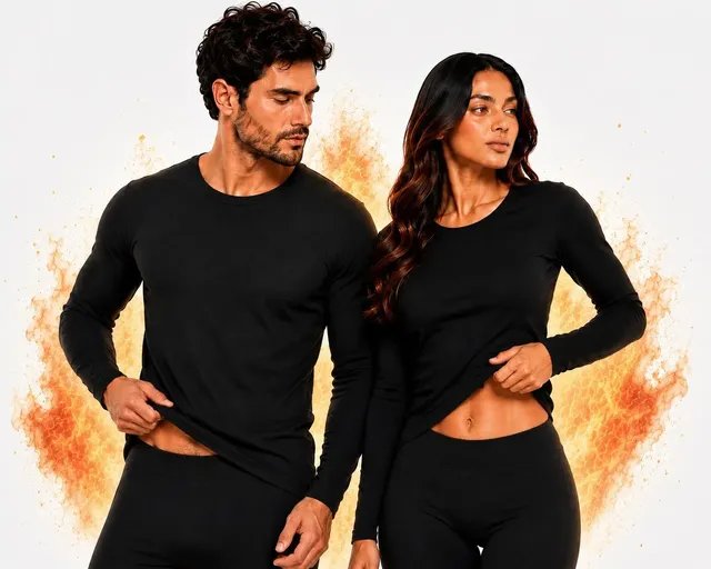 Conjunto Segunda Pele Térmica Flanelado Frio Intenso Preto