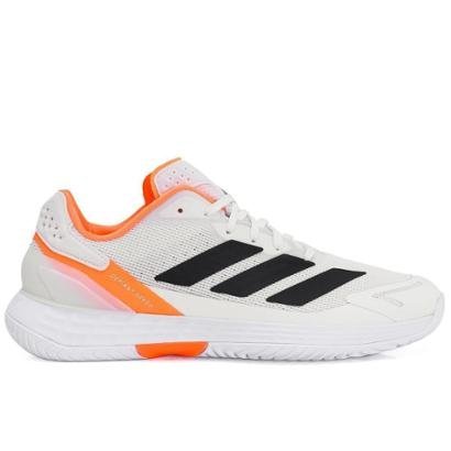 Tênis Adidas Defiant Speed 2 All Court - Branco Preto e Laranja