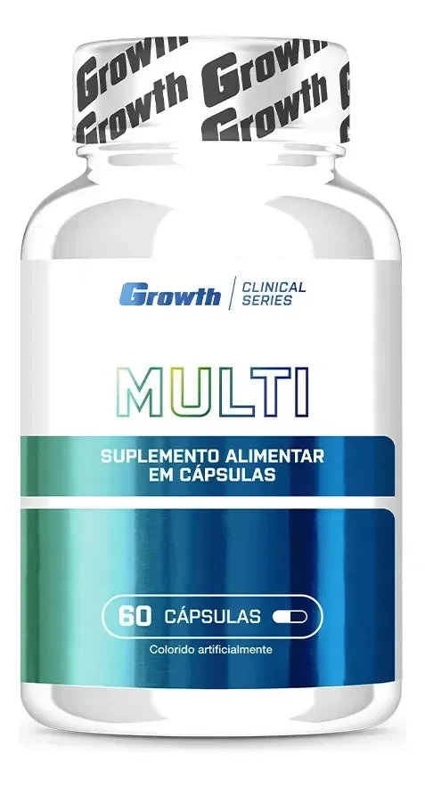 Multivitamínico 60 Cáps. Growth Supplements - Sem Sabor Sem Sabor