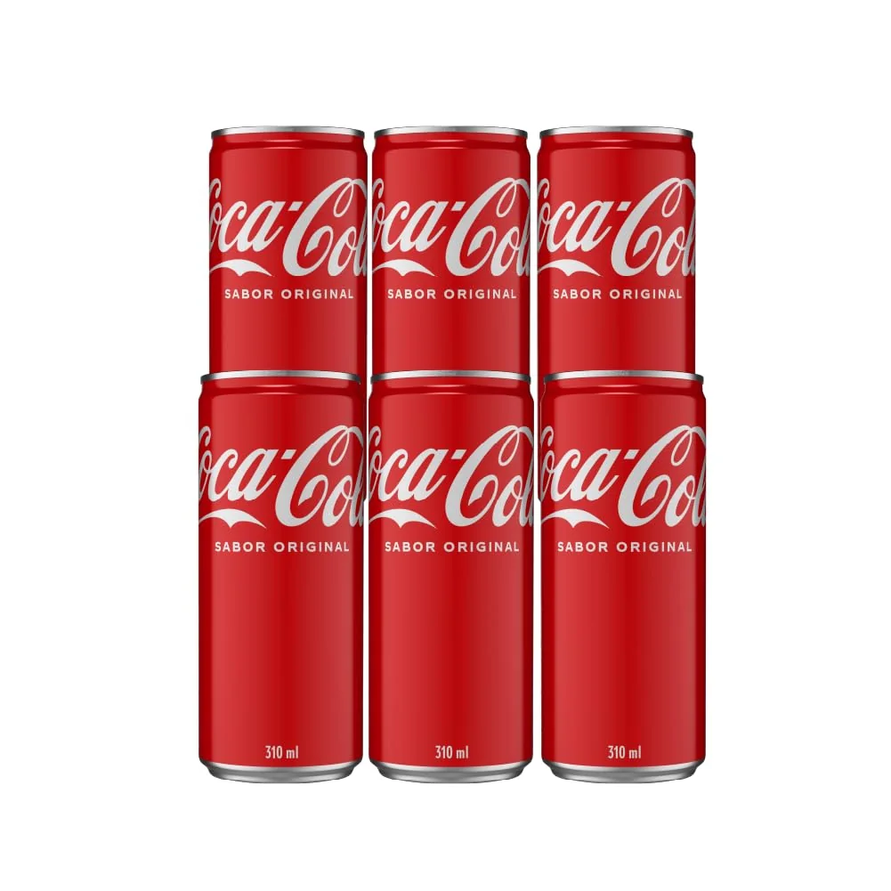 Pack de COCA-COLA LATA 310 ML 6 unidades