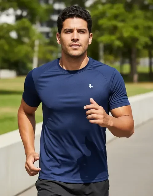 Camiseta Masculina Academia Dry Esportiva Corrida Fit Lupo
