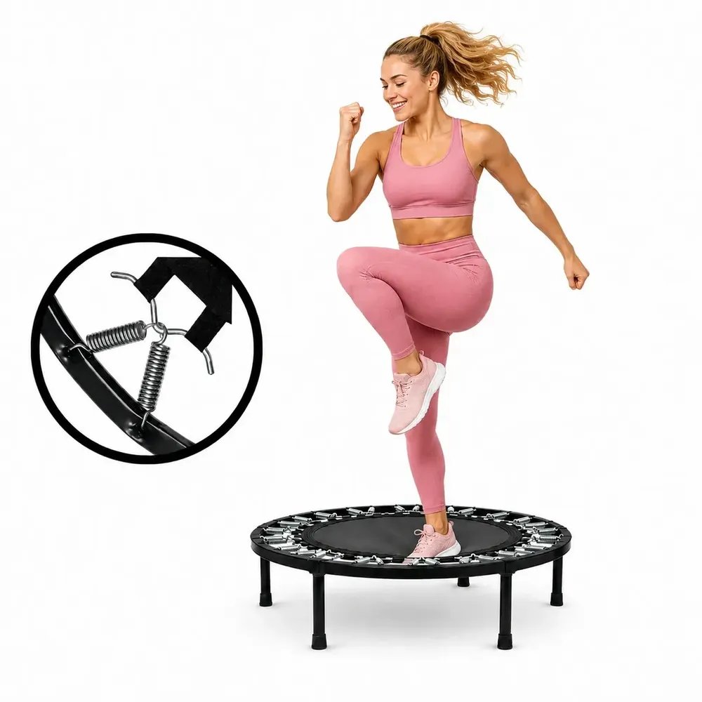 Mini Trampolim Profissional Athlenix 80 cm para Exercícios Aeróbicos 150 kg