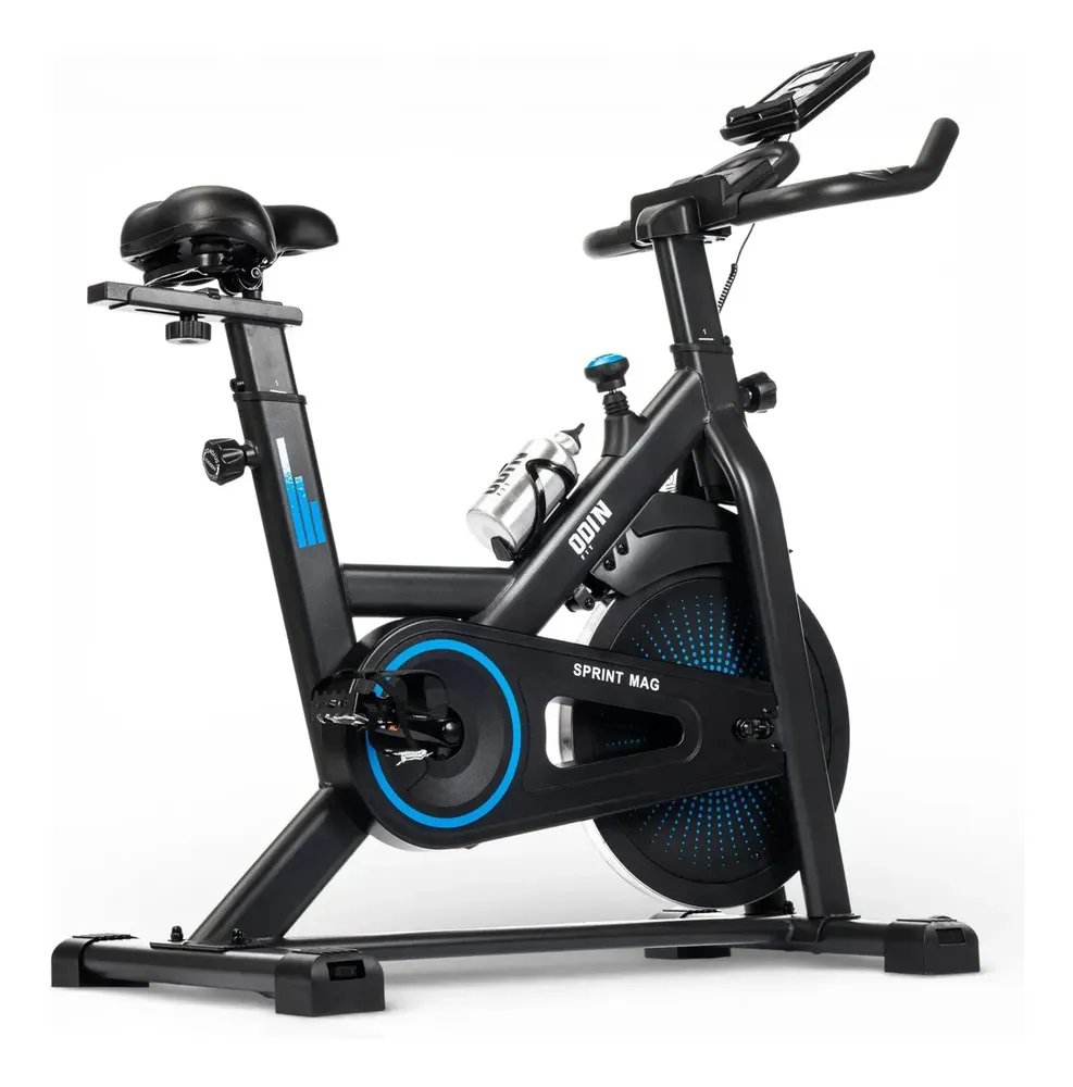 Bicicleta Ergométrica Magnética Spinning Odin Fit Roda de Inércia 13kg Sprint Mag